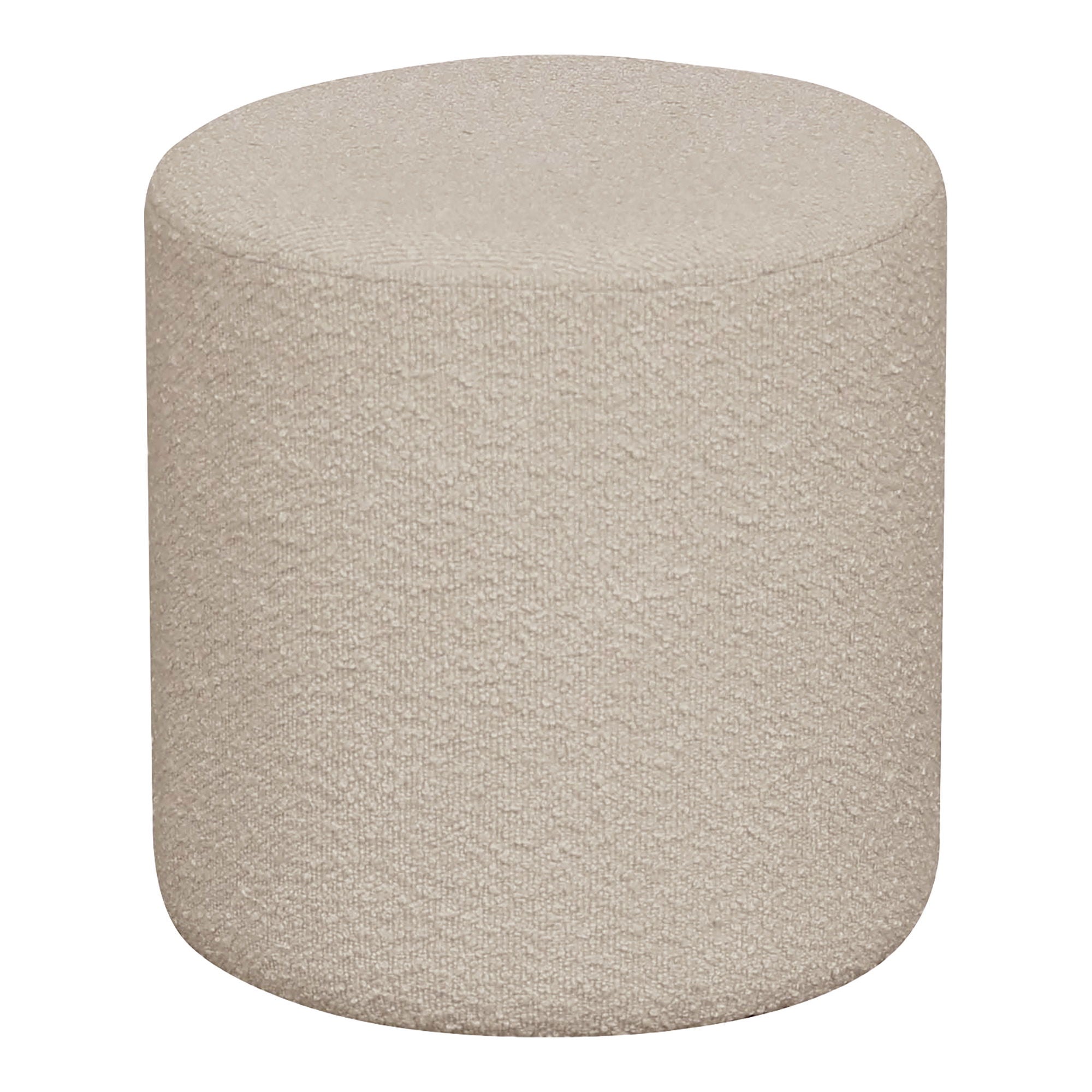 Ejbj – Pouf in Bouclé-Optik, Ø34x36 cm